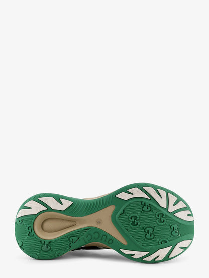 Gucci Suede Sneakers With Side Web Detail