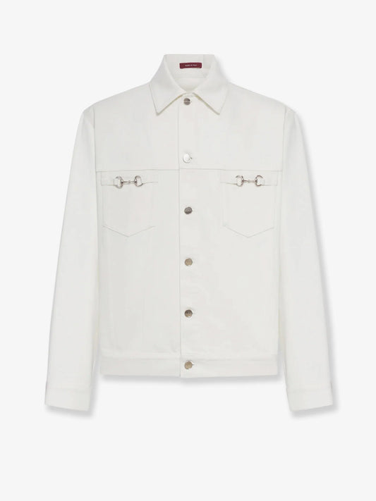 Gucci White Denim Jacket