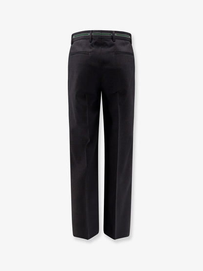 Gucci Wool Trousers With Gucci Detail