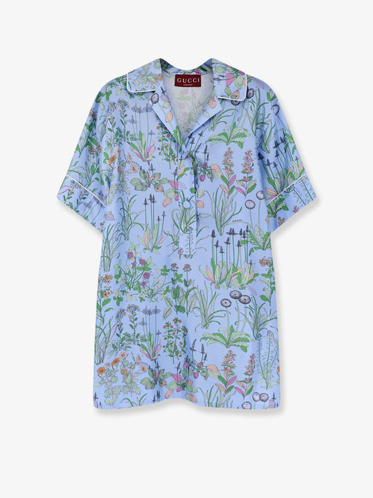 Gucci Printed Silk Shirt
