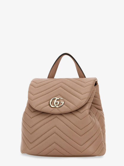 Gucci Mini GG Marmont leather backpack - Cameo