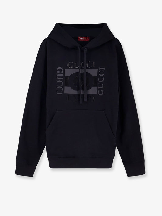 GUCCI - Cotton sweatshirt with GG Incrocio print
