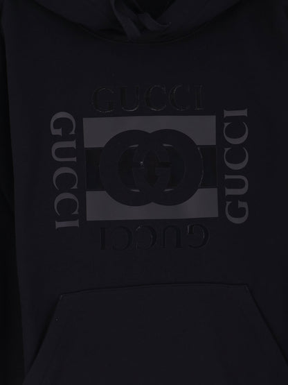 Gucci Cotton Sweatshirt With Gg Incrocio Print