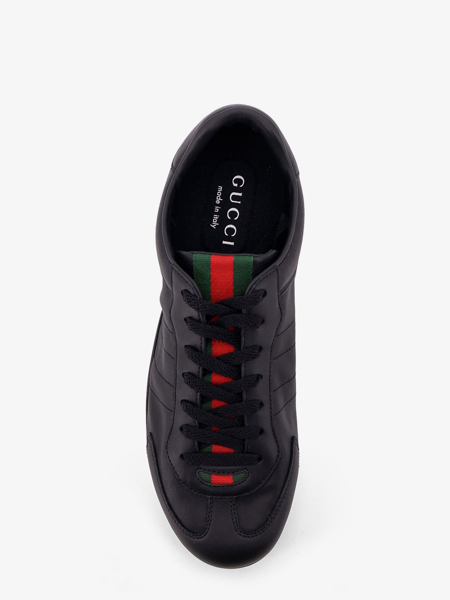 Gucci Gucci Shift Suede Sneakers With Gg Supreme Fabric Inserts