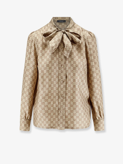 Gucci Gucci Primavera Gg Silk Shirt
