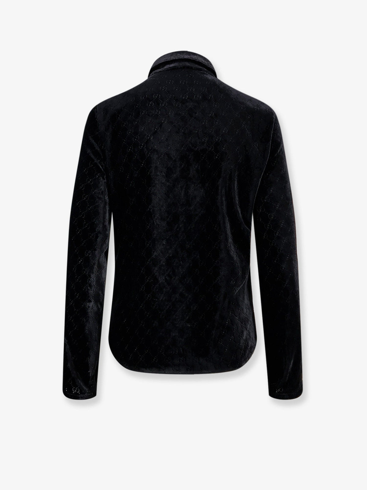 Gucci Stretch GG dévoré velvet shirt - Black