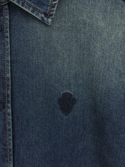 Gucci Certified Washed Cotton Denim Shirt