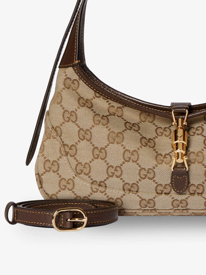 Gucci Jackie Slim Gg Canvas Shoulder Bag