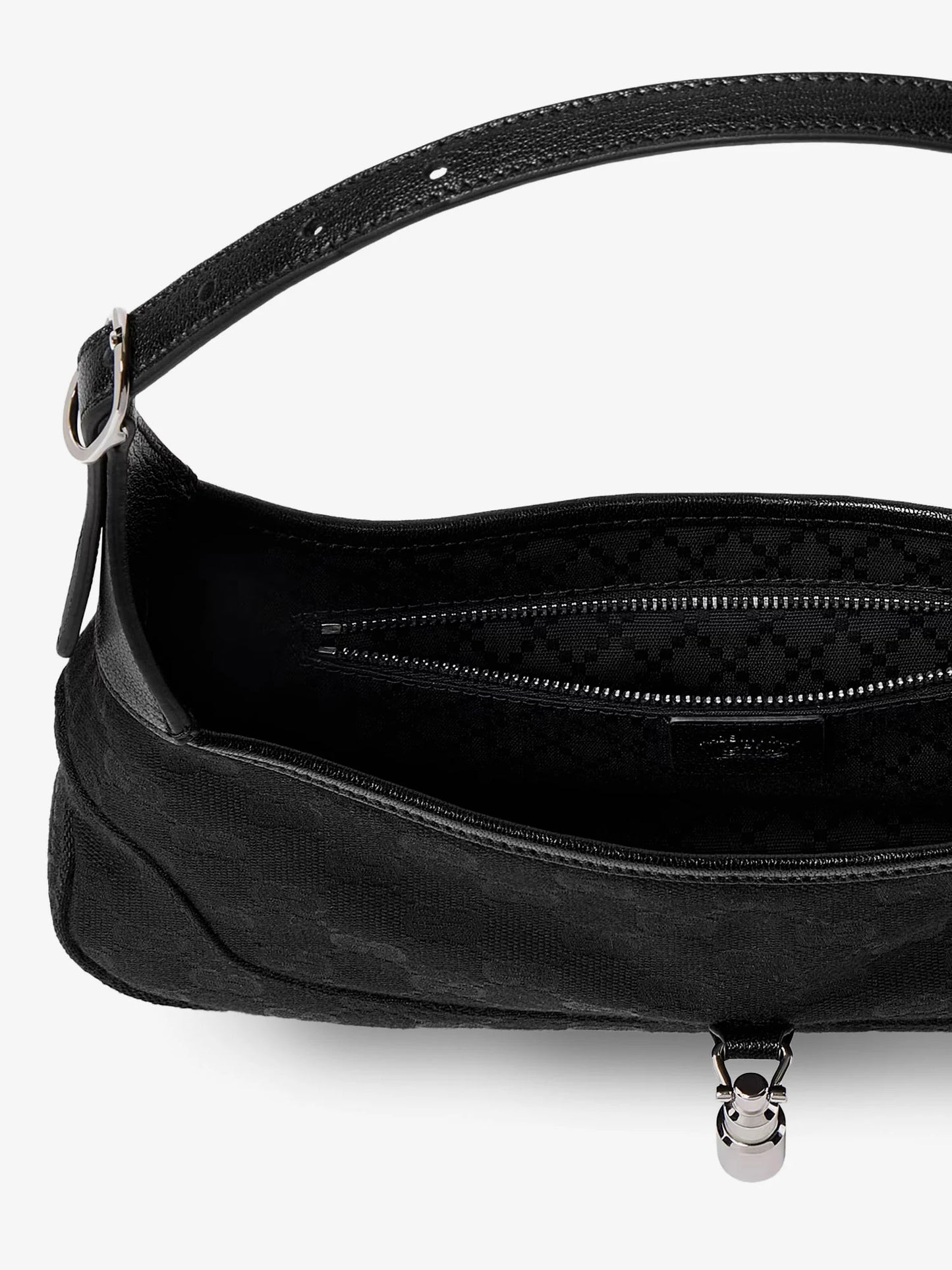 Gucci Jackie Slim Gg Canvas Shoulder Bag