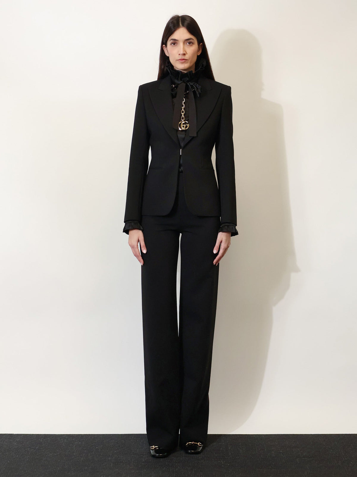 Gucci Technical stretch wool trousers - Black