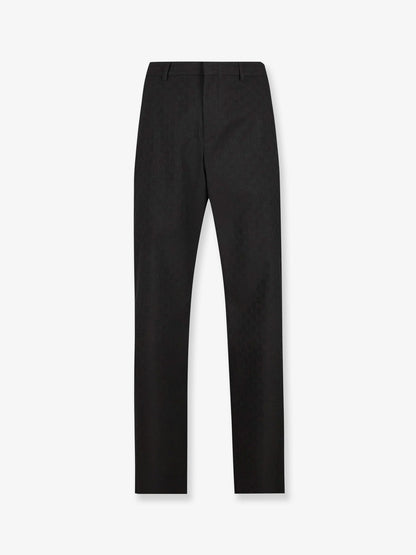 Gucci GG wool blend trousers - Black
