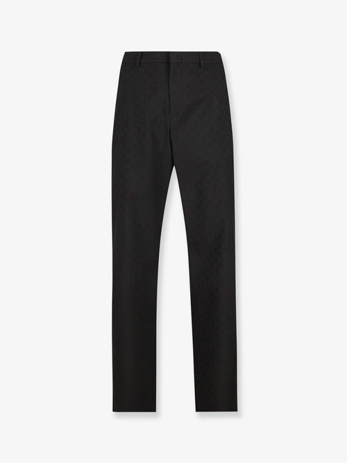 Gucci GG wool blend trousers - Black
