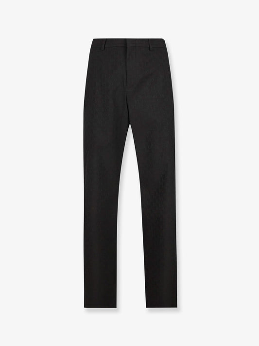 Gucci GG wool blend trousers - Black