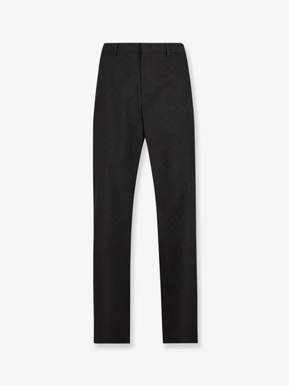 Gucci Gg Wool Blend Trousers
