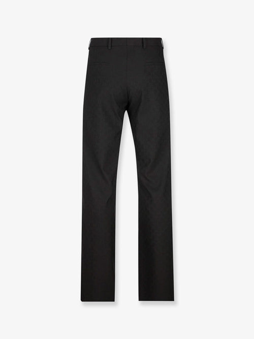 Gucci GG wool blend trousers - Black
