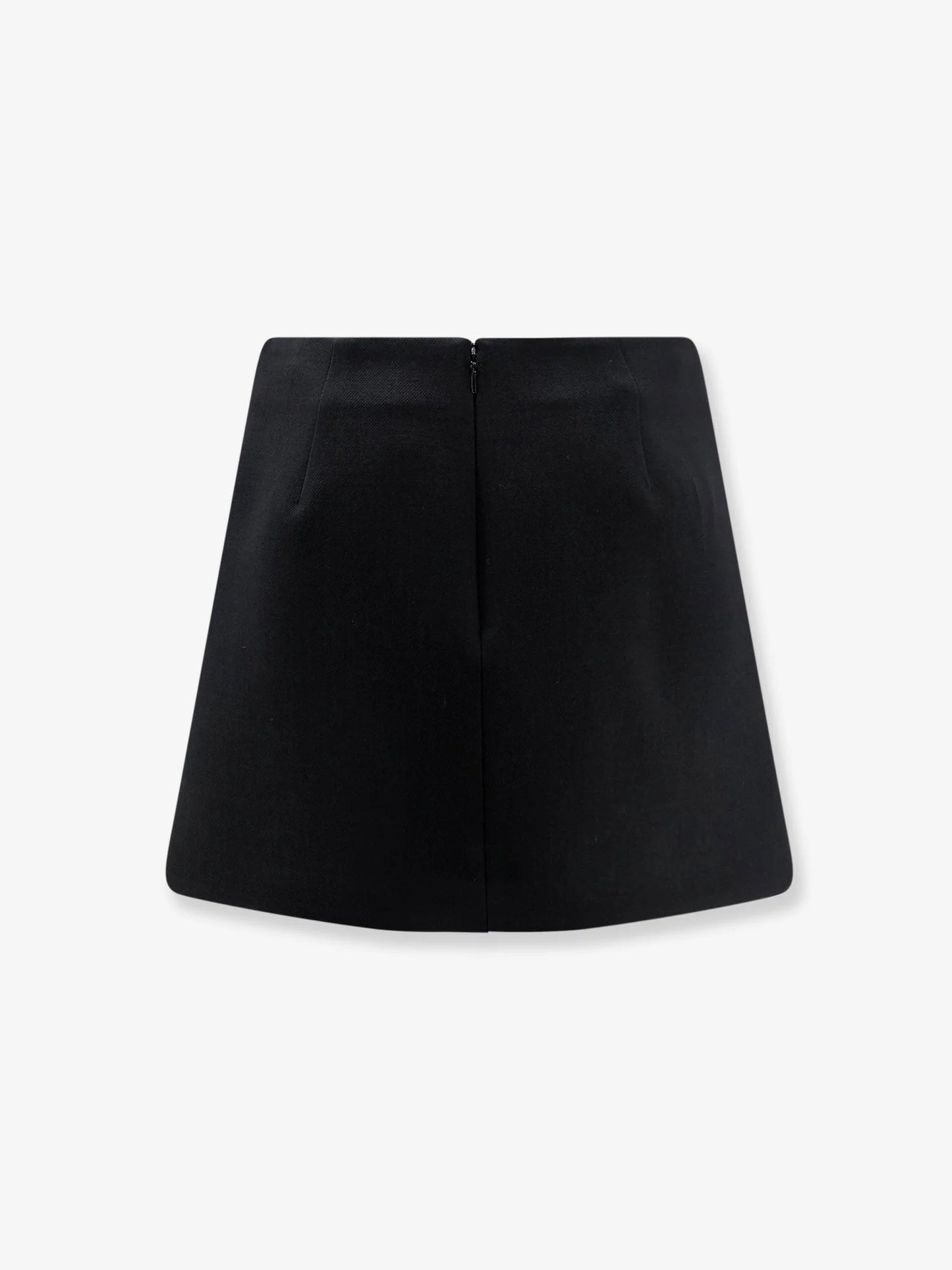 Gucci Wool Crêpe Skirt With Double G Button