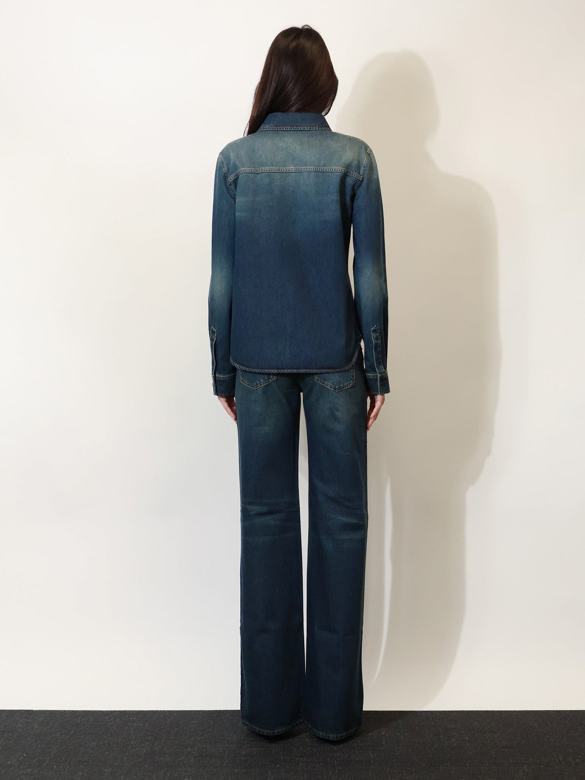 Gucci Denim shirt with embroidery - Blue