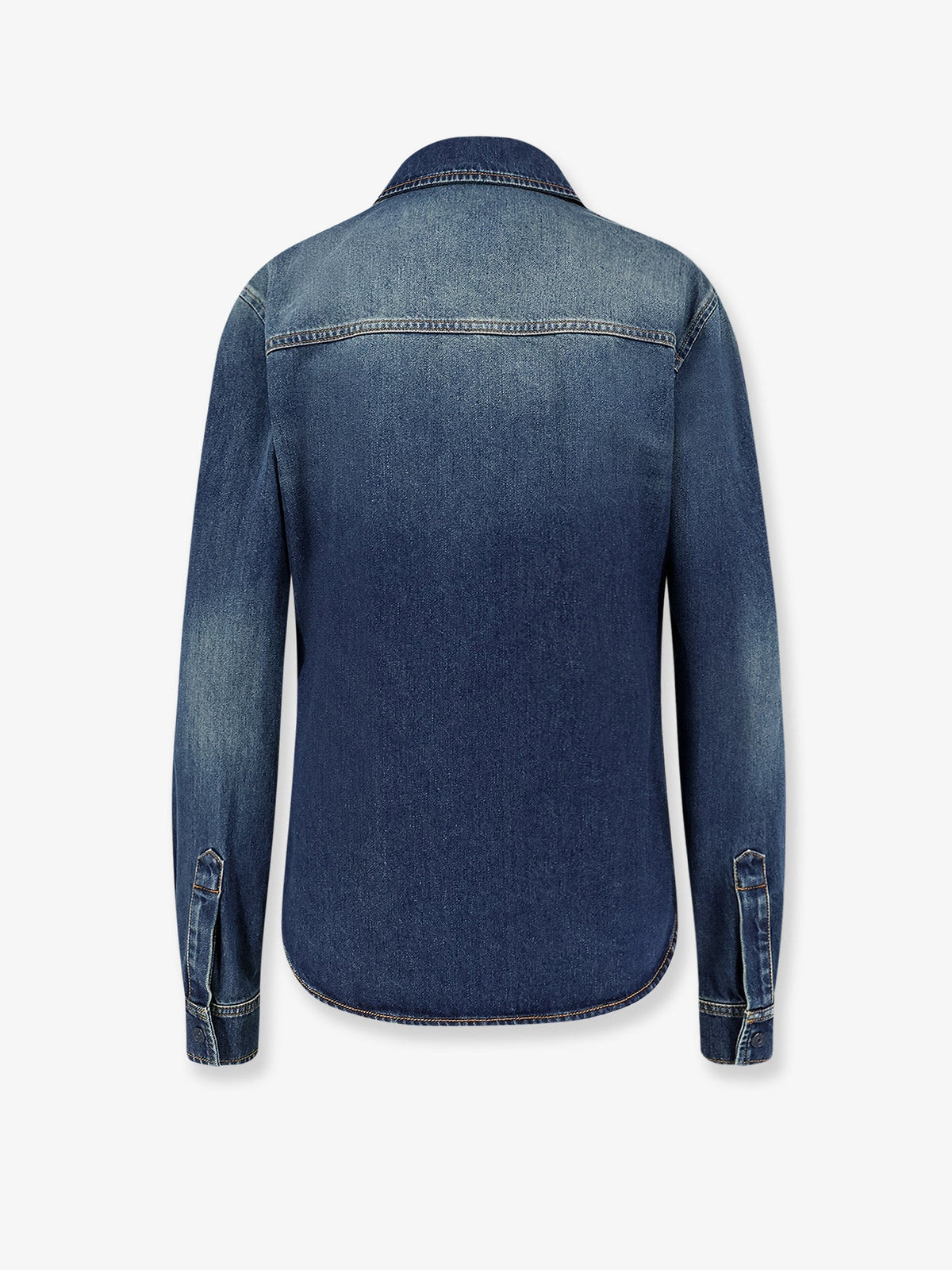 Gucci Denim shirt with embroidery - Blue