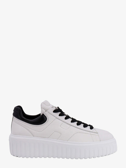 Hogan H-Stripes leather sneakers - Bianco