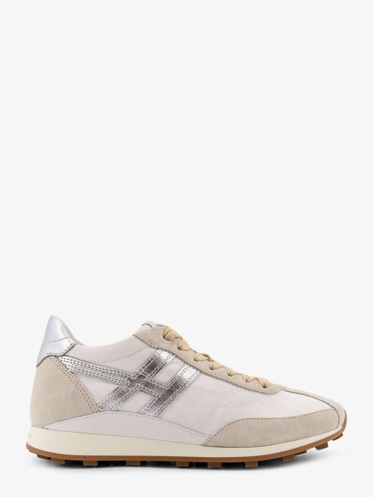 Hogan Nylon and suede sneakers - Beige