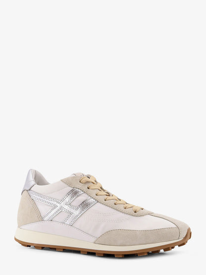 Hogan Nylon and suede sneakers - Beige