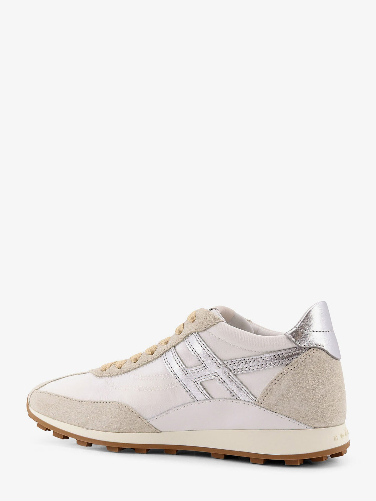 Hogan Nylon and suede sneakers - Beige