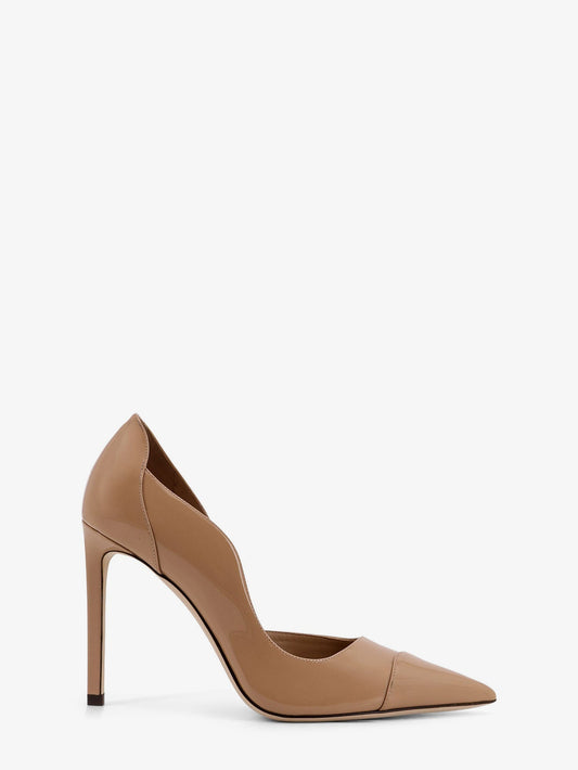 Jimmy Choo Brigitte Voile And Suede Décolleté