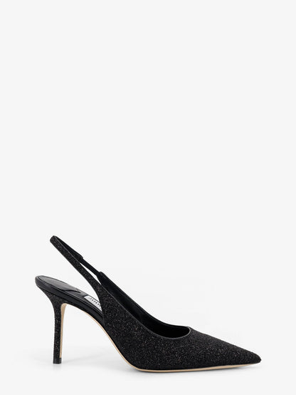 Jimmy Choo Love pumps with all-over glitter effect - Black