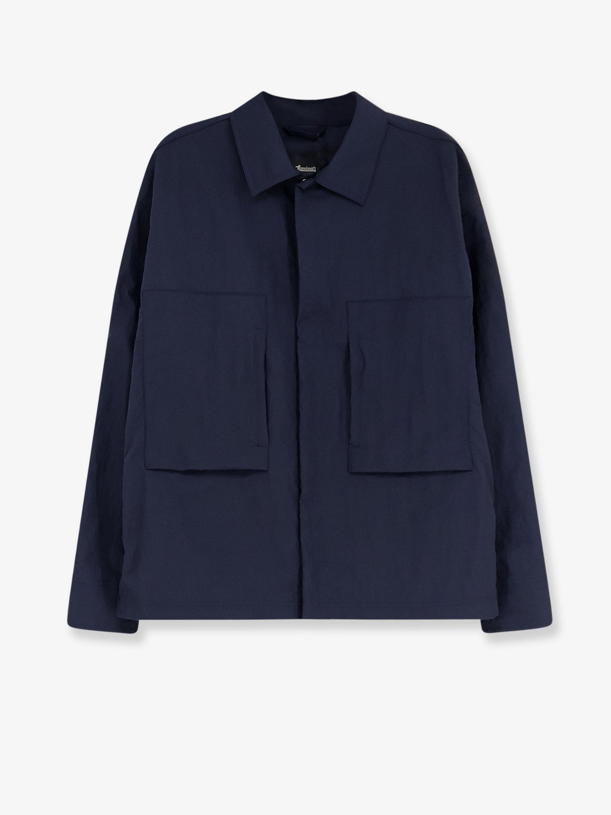 Laminar Wrinkled nylon jacket - Blu Navy