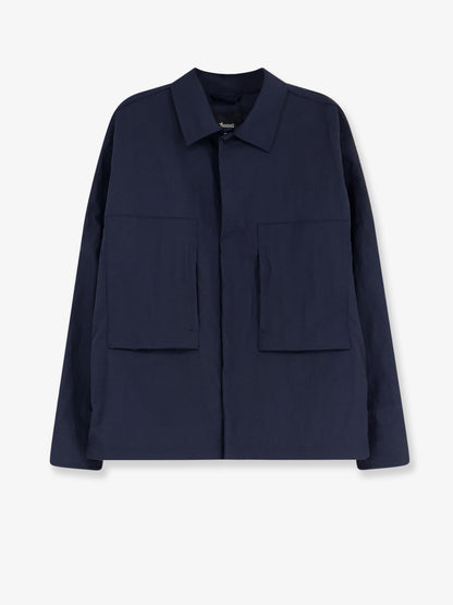 Laminar Wrinkled nylon jacket - Blu Navy