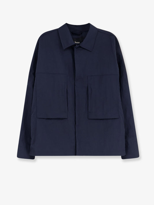 Laminar Wrinkled nylon jacket - Blu Navy