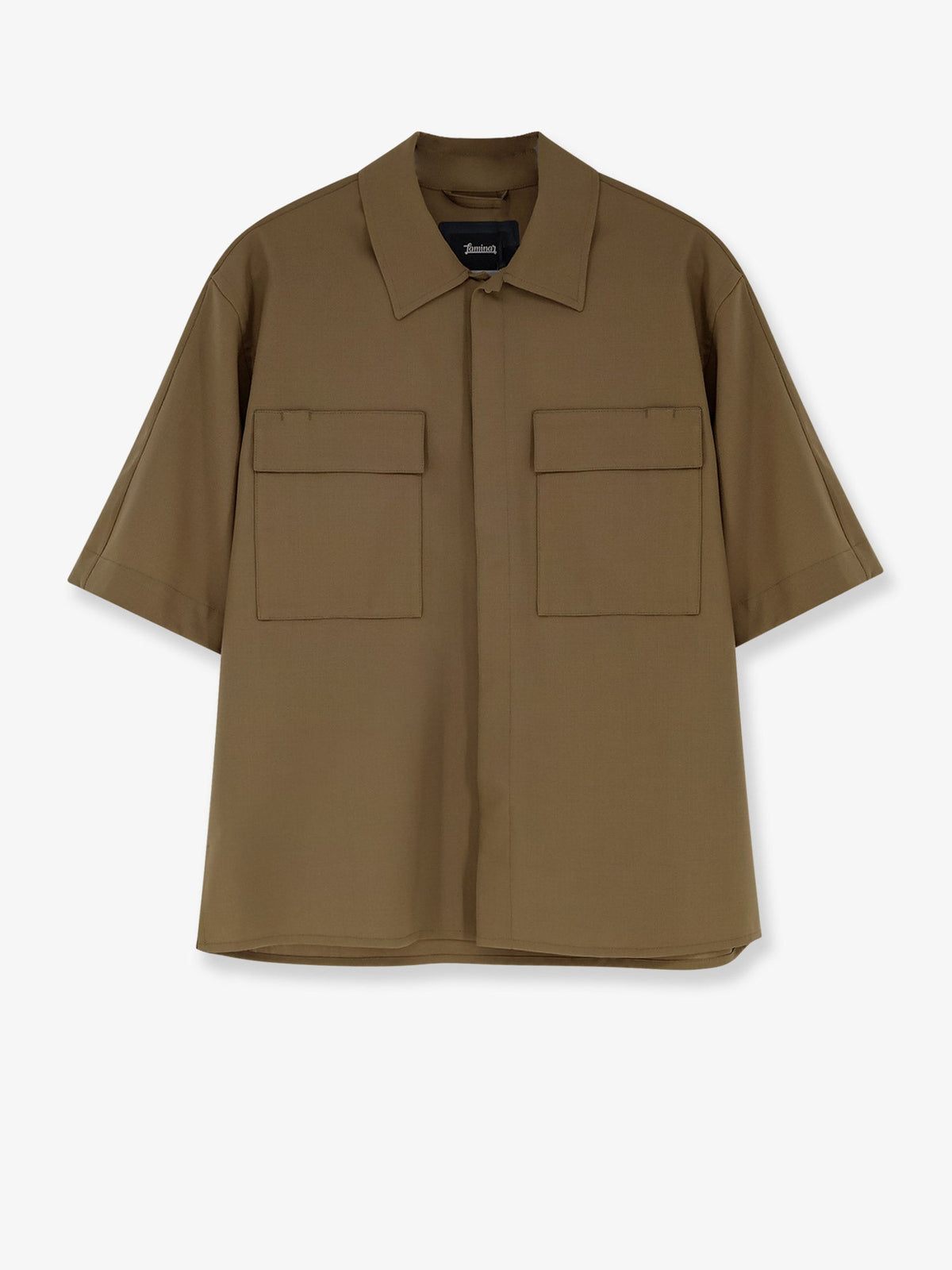 Laminar Wool blend shirt - Verde Oliva