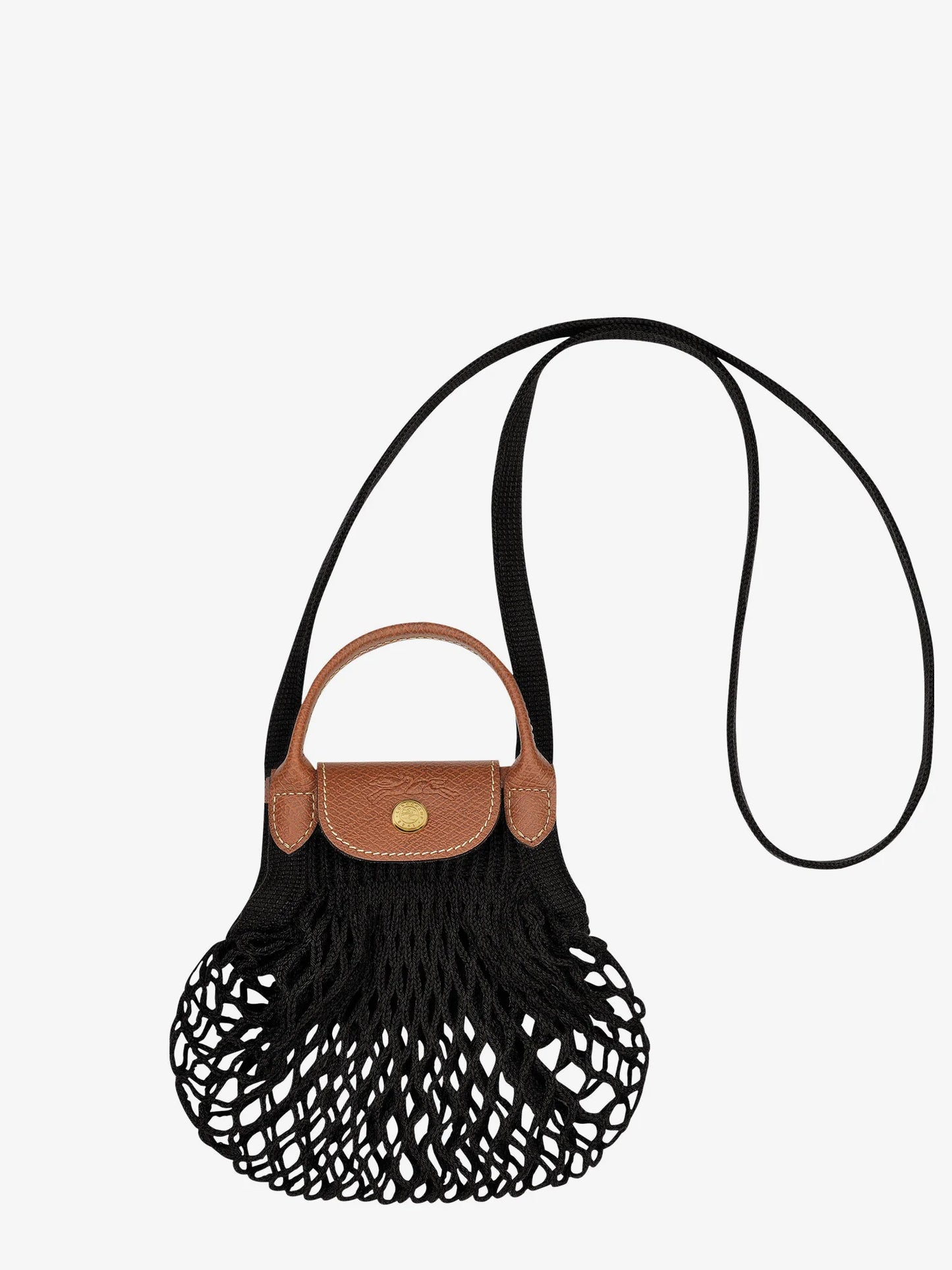 Longchamp Paris Le Pliage Filet Mesh Crossbody Bag