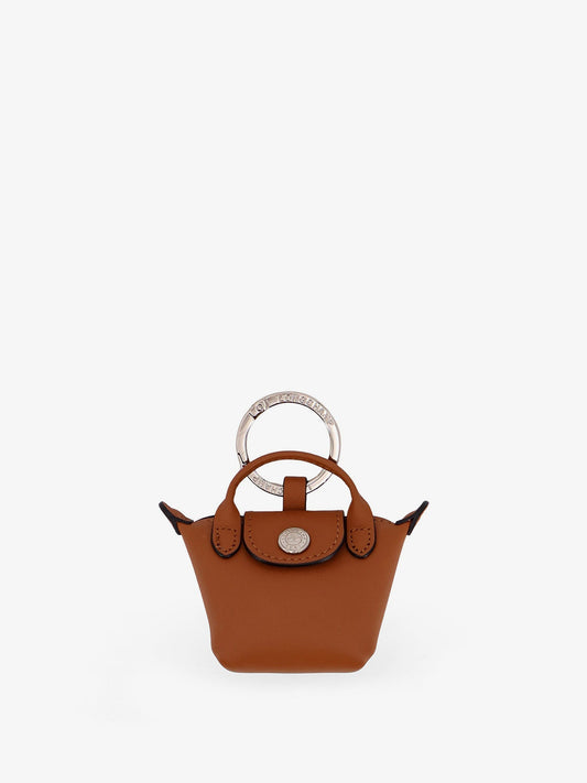 Longchamp Paris Le Pliage Xtra Leather Keychain