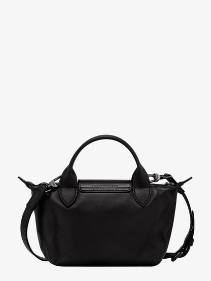 Longchamp Paris Le Pliage Xtra Xs Leather Crossbody Bag With Engraved Logo
