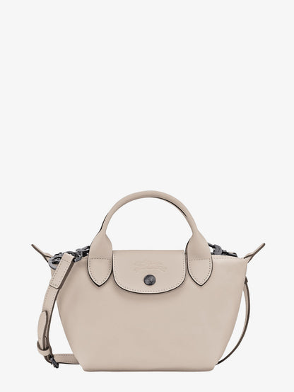 Longchamp Paris Le Pliage Xtra Xs Leather Crossbody Bag With Engraved Logo