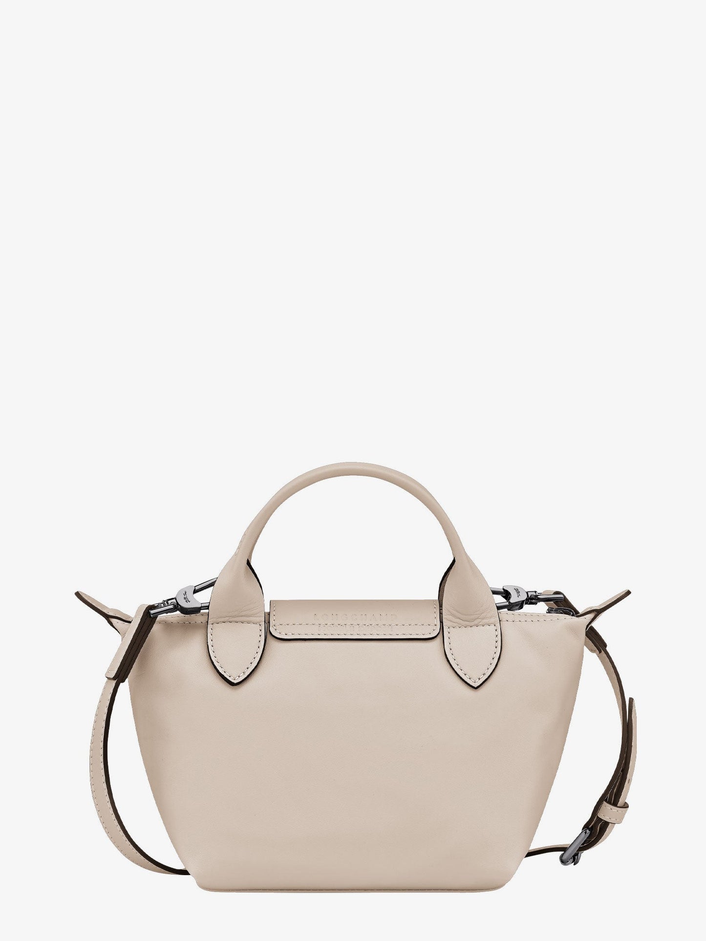 Longchamp Paris Le Pliage Xtra Xs Leather Crossbody Bag With Engraved Logo