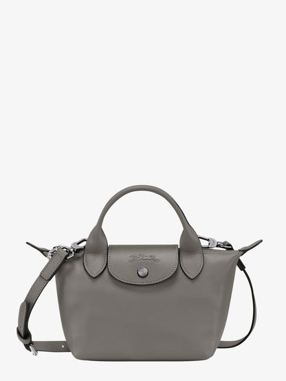 Longchamp Paris Le Pliage Xtra Xs Leather Crossbody Bag With Engraved Logo