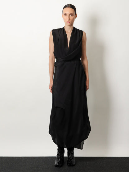 Maison Margiela Silk dress - Black