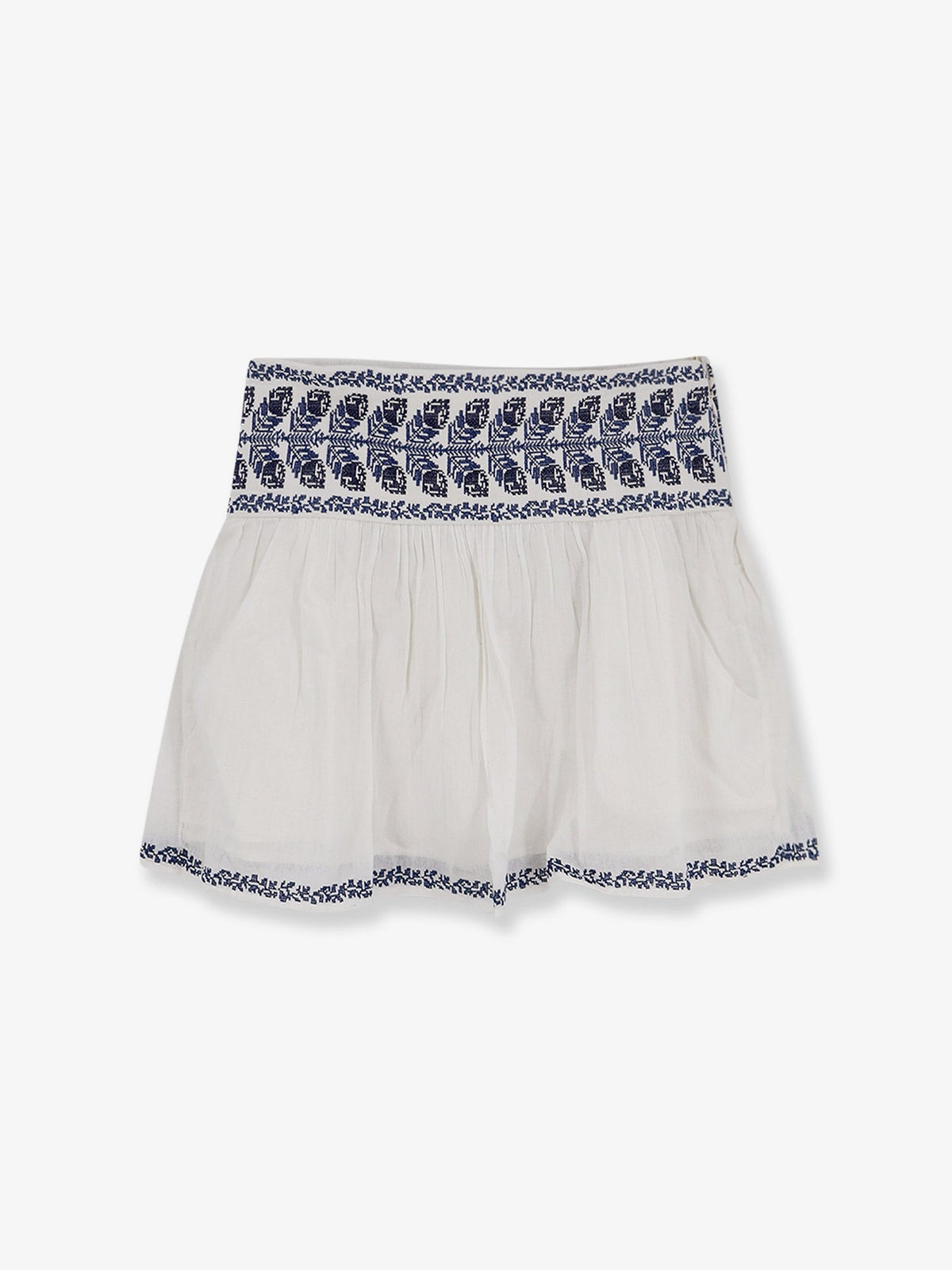 Marant Étoile Picadilia certified cotton skirt - Ecrublue