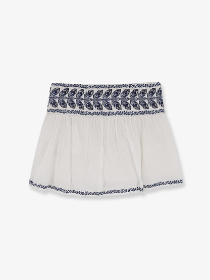 Marant Étoile Picadilia certified cotton skirt - Ecrublue