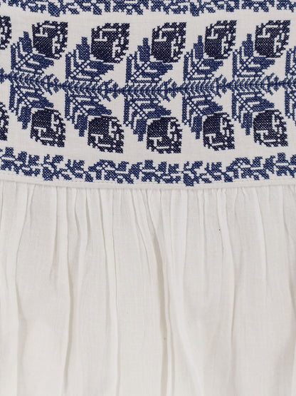 Marant Étoile Picadilia certified cotton skirt - Ecrublue