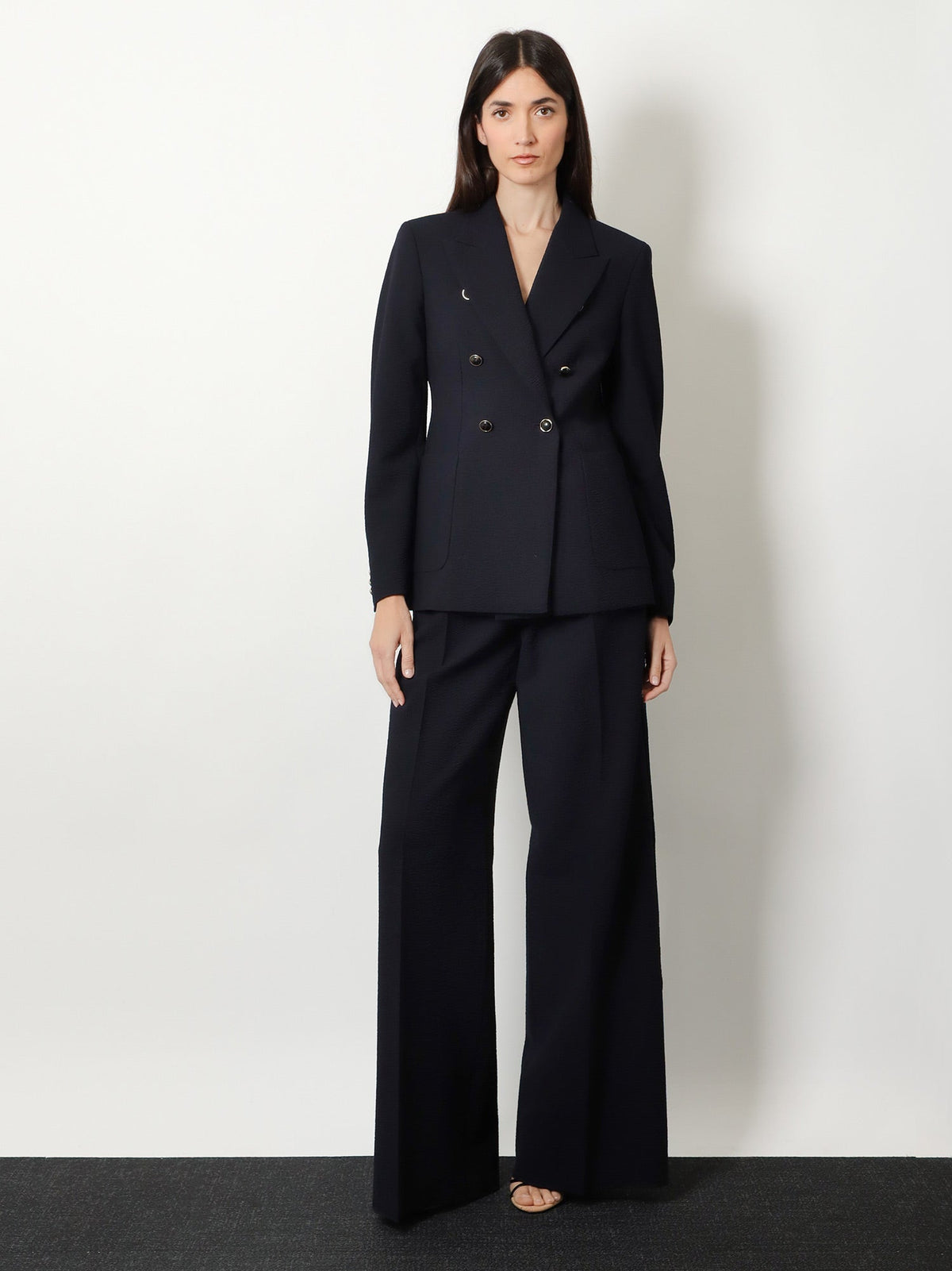 Max Mara Mxmricetta virgin wool blazer - Blu Marino