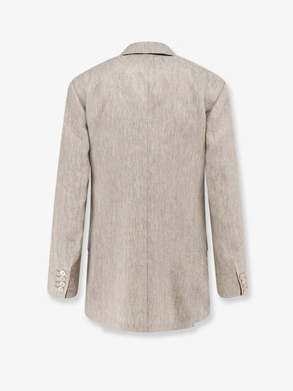 Max Mara Mxmolimpia linen blazer - Beige