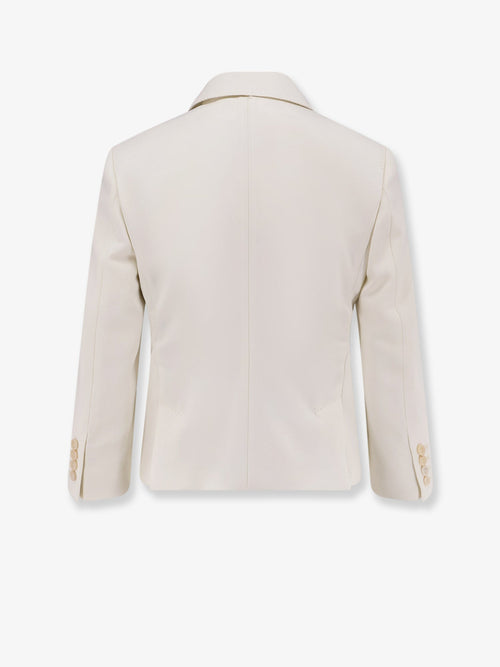 Max Mara Mxmdorico stretch virgin wool blazer - Bianco Avorio