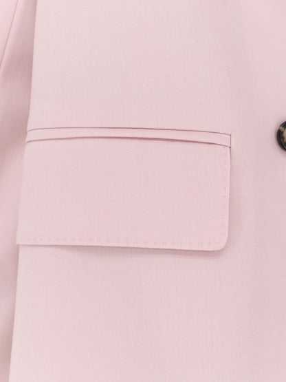 Max Mara wool, mohair and silk blend Ombrosa blazer - Beige Rosa