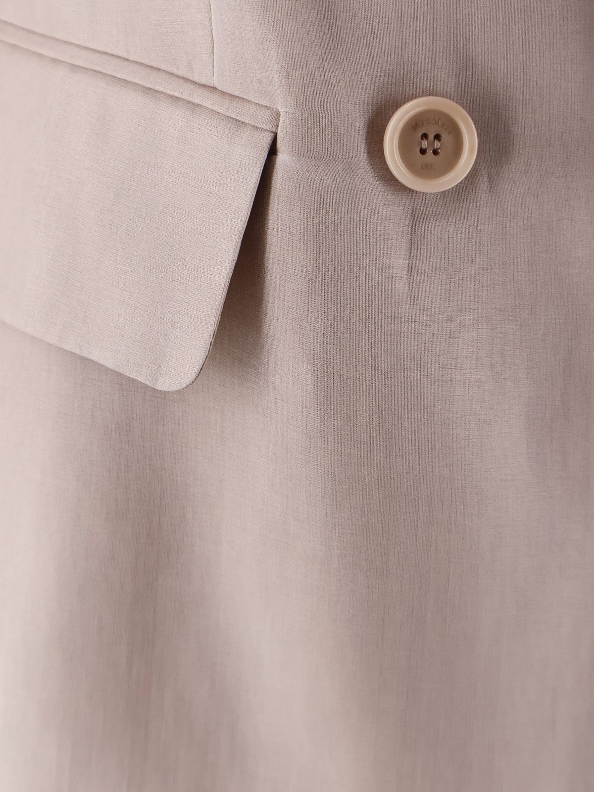 Max Mara Mxsfeltro silk blazer - Cammello