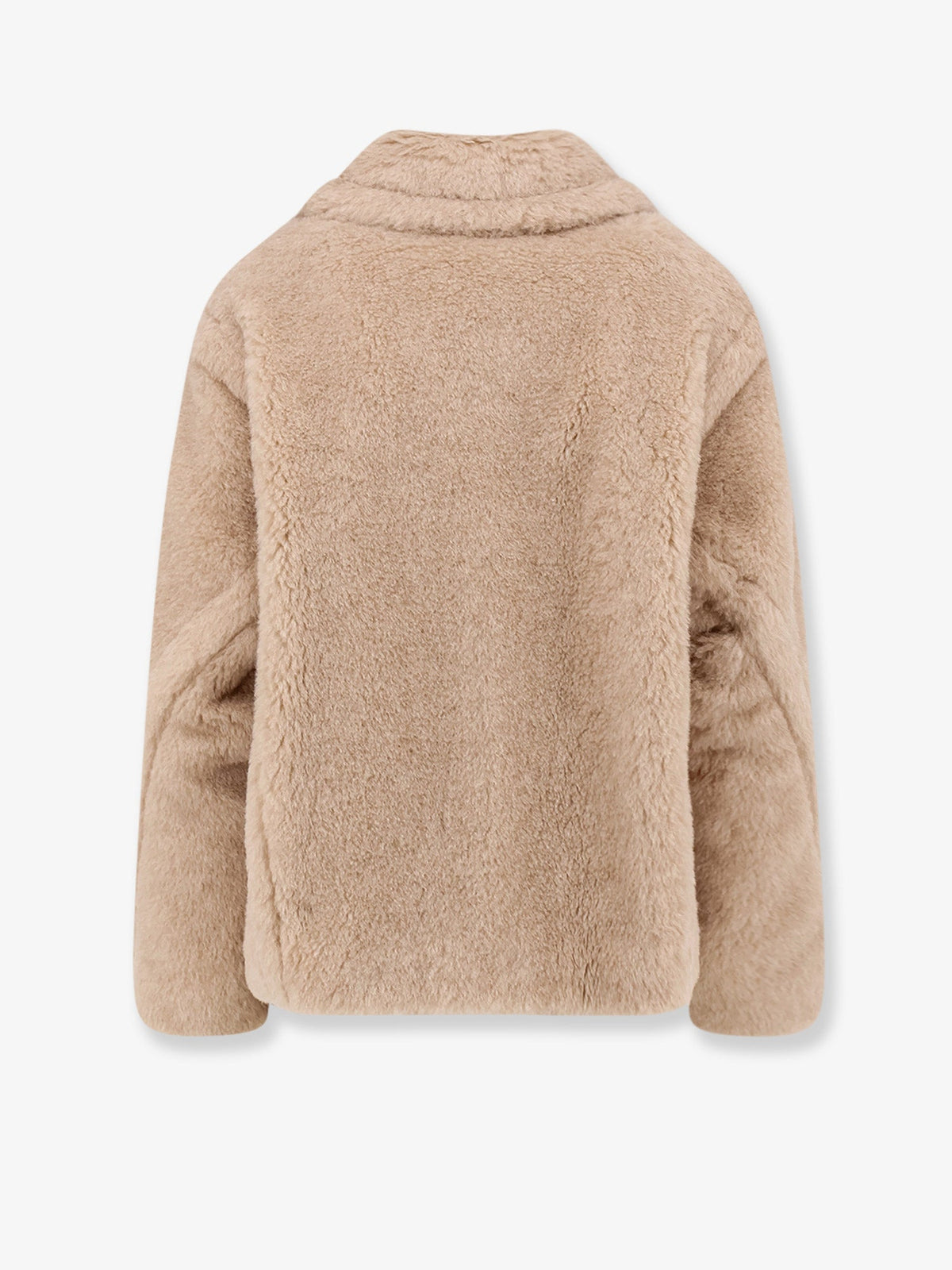 Max Mara Mxmtritone alpaca, virgin wool and silk jacket - Albino