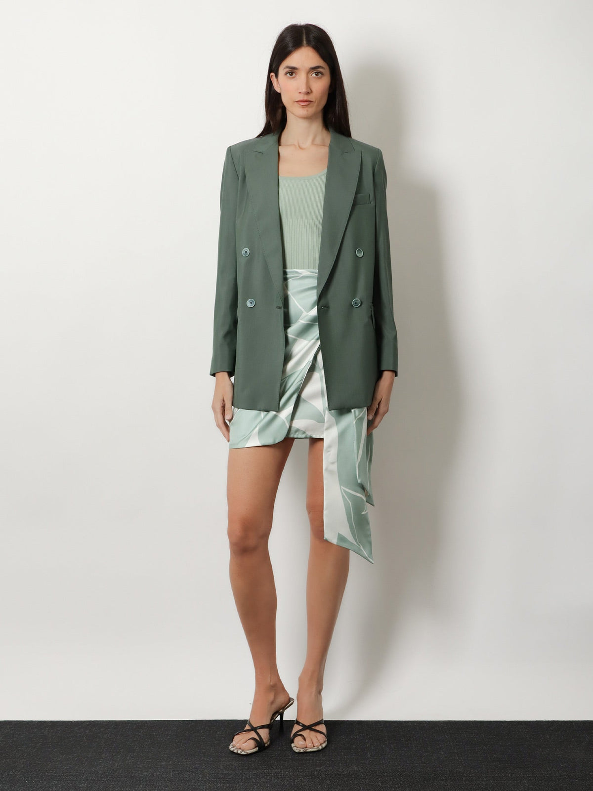 Max Mara Mxmstrano silk pareo skirt - Seta