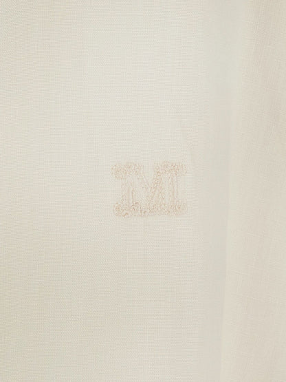 Max Mara Mxmfalasco "Vissuto" linen shirt - Beige